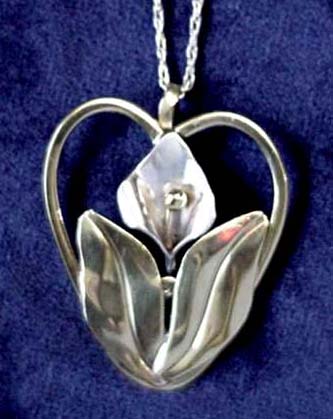 Angel heart necklace